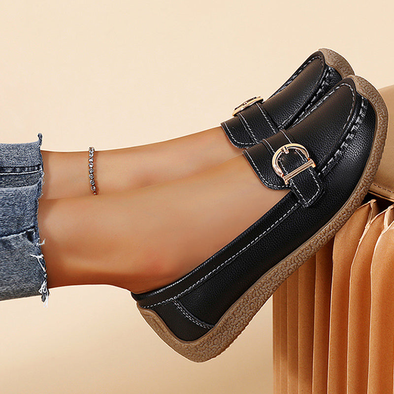 Keyla | Loafers - Bequeme Damen Slipper mit Robuster Sohle – Business Casual Stil zum Hineinschlüpfen