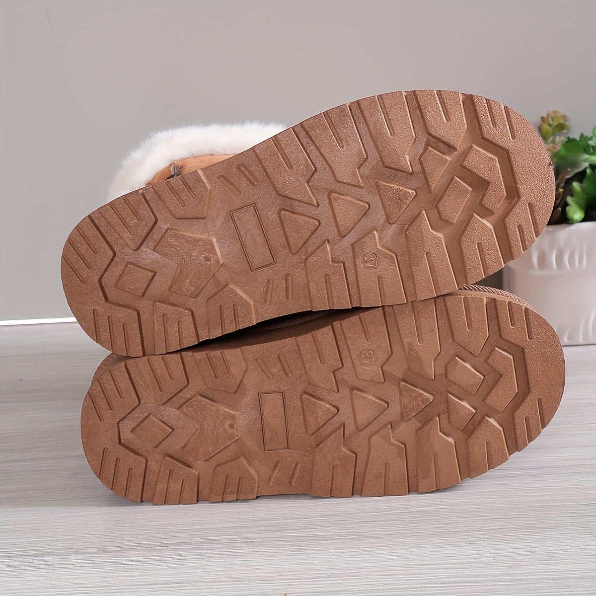 Zienna | Damen Winterstiefel mit Warmfutter & Rutschfester Sohle, Bequeme Thermo Boots für Kalte Tage