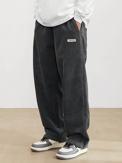 Herren Cordhose mit weitem Schnitt – Trendig, Bequem & Streetstyle-tauglich