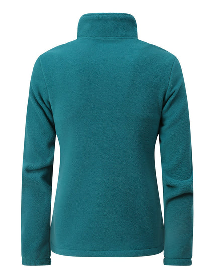 Fidelisse | Damen Softjacke mit Stehkragen | Zippbare Outdoor-Sportjacke für Freizeit & Bewegung