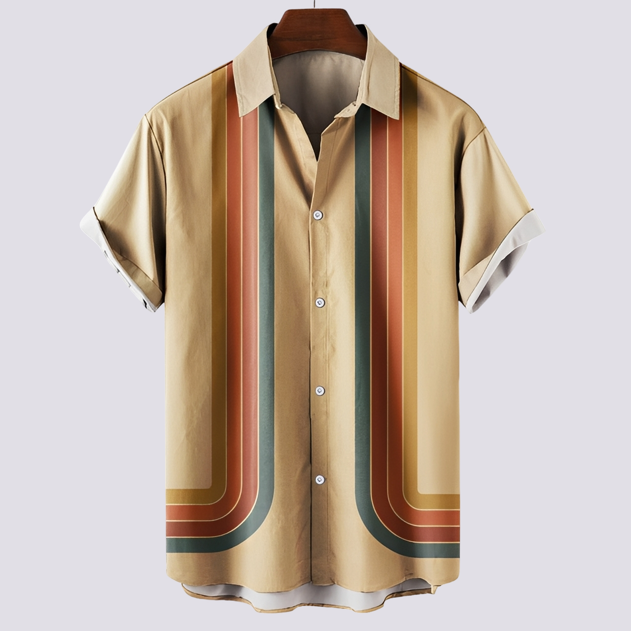 Herren Musterhemd – Klassisches Print-Hemd für Alltag, Freizeit und stilvolle Anlässe