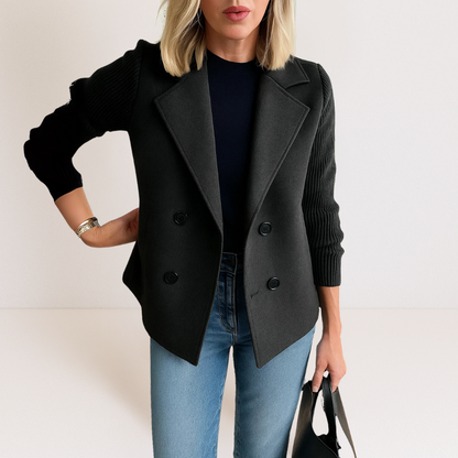 Strickblazer Damen mit Knopfleiste | Eleganter Alltags- & Office-Look