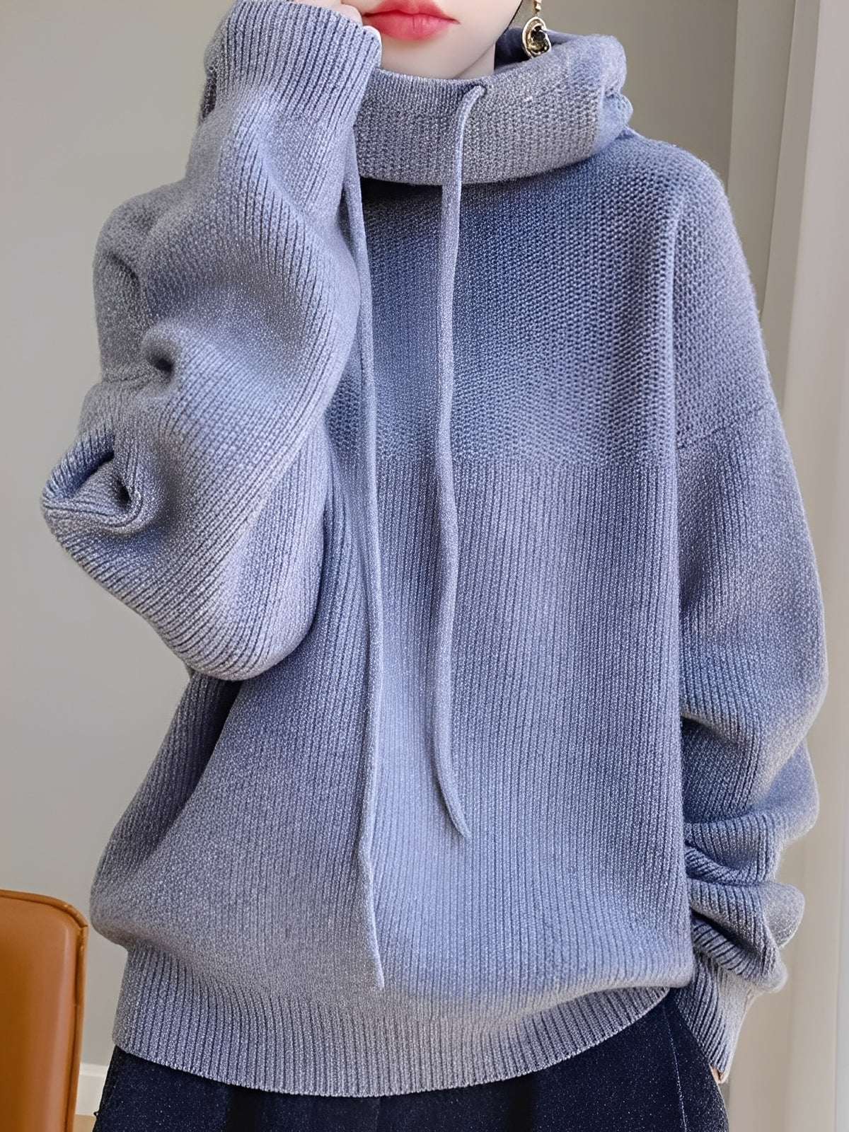 Strickpullover Damen mit Rollkragen | Kuschelig, Modern & Vielseitig