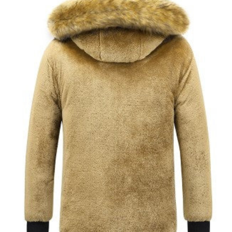 Dexter | Herren Winterparka warm gefüttert mit abnehmbarer Fellkapuze | Elegante Winterjacke gefüttert
