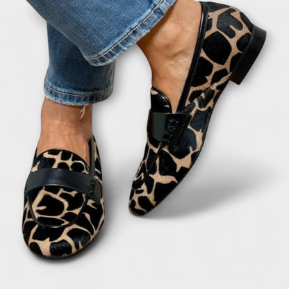 Damen Loafer – Elegante Mokassins mit modernem Musterdesign
