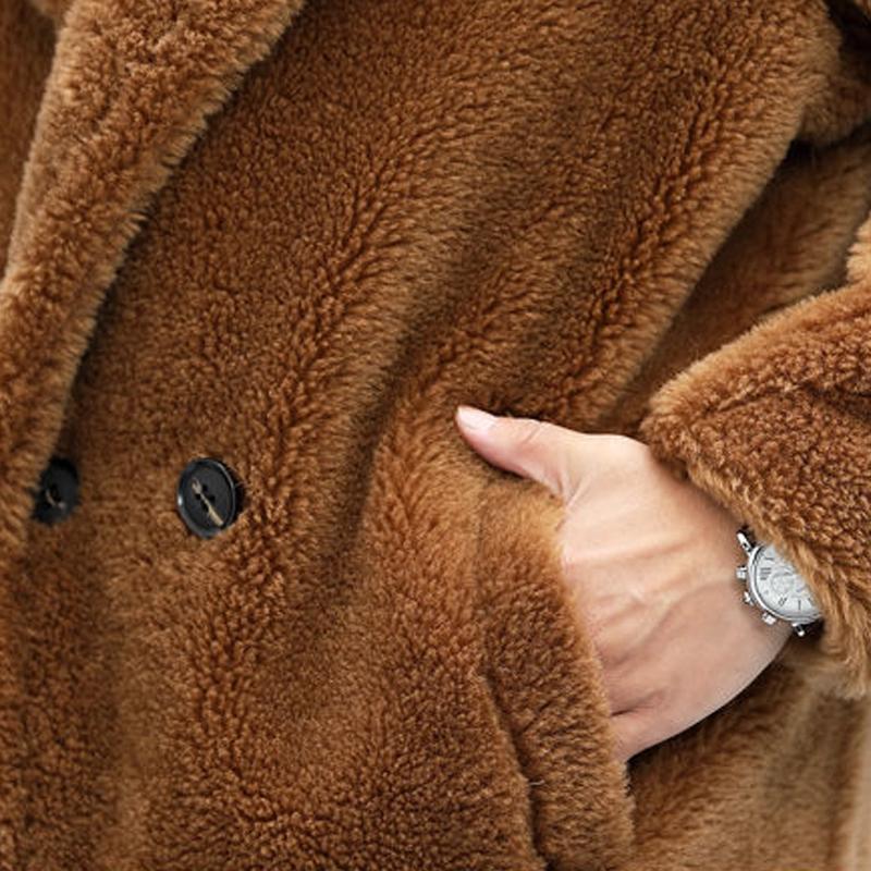 Eleganter Herren Teddy-Mantel – Kuschelweich, Stylisch & Warm