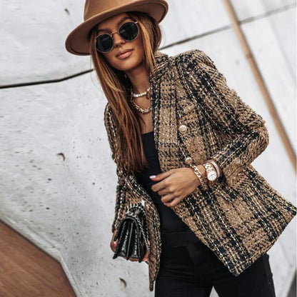 Strukturierter Blazer mit Knopfleiste – Elegant, Wärmend & Zeitlos