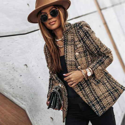Strukturierter Blazer mit Knopfleiste – Elegant, Wärmend & Zeitlos
