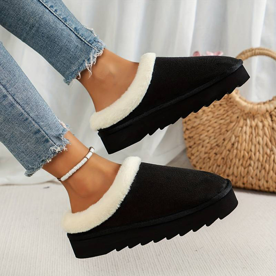 Bellamy | Damen Winter-Pantoffeln mit weichem Fleecefutter