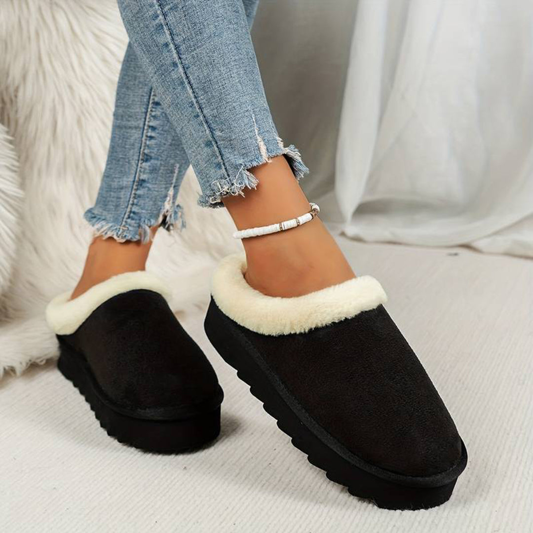 Bellamy | Damen Winter-Pantoffeln mit weichem Fleecefutter