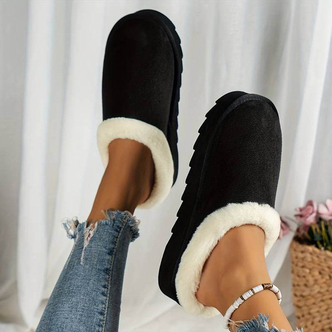 Bellamy | Damen Winter-Pantoffeln mit weichem Fleecefutter