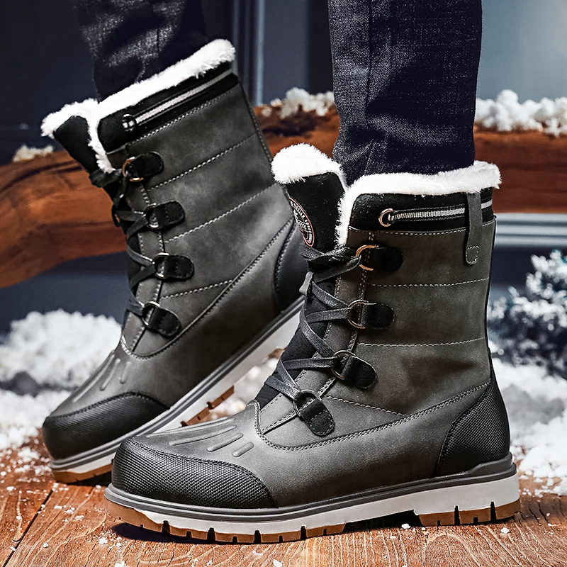 Lexar | Herren Winterschuhe Mittelhoch mit Schnürung & Warmfutter