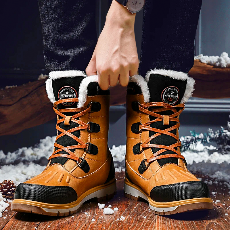 Lexar | Herren Winterschuhe Mittelhoch mit Schnürung & Warmfutter