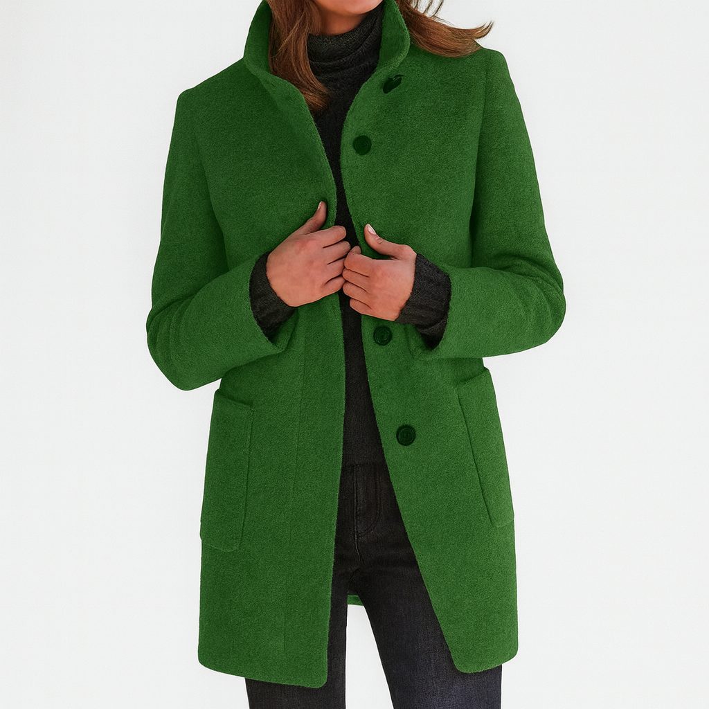 Eleganter Damen Wollmantel | Klassisch & Wärmend für Herbst & Winter