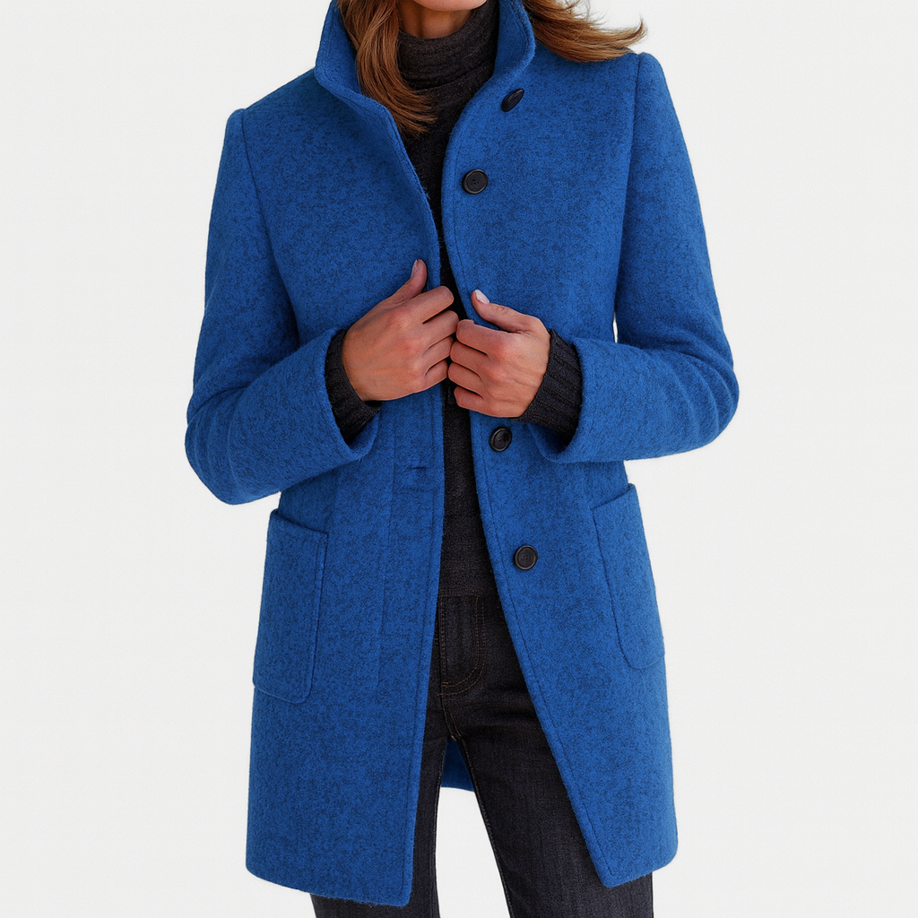 Eleganter Damen Wollmantel | Klassisch & Wärmend für Herbst & Winter