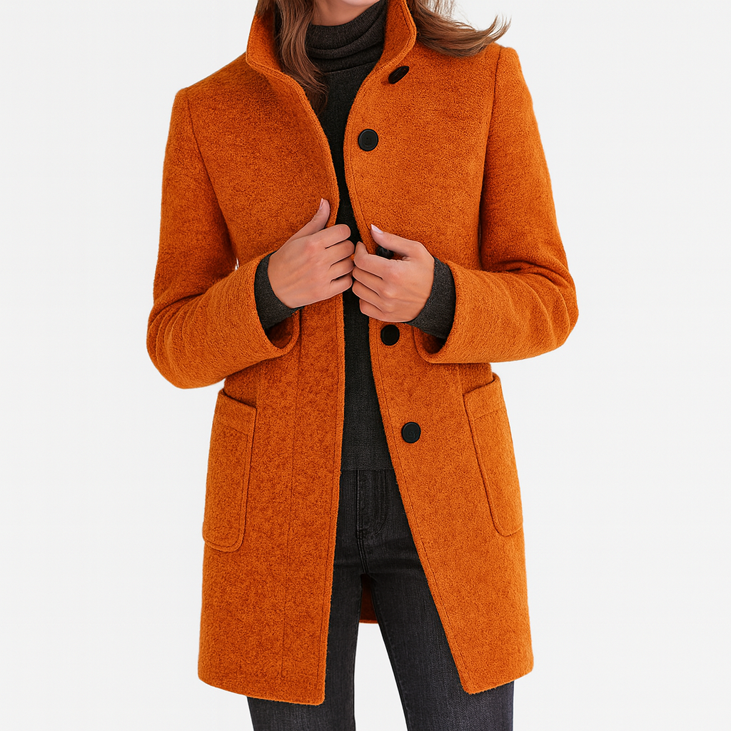 Eleganter Damen Wollmantel | Klassisch & Wärmend für Herbst & Winter