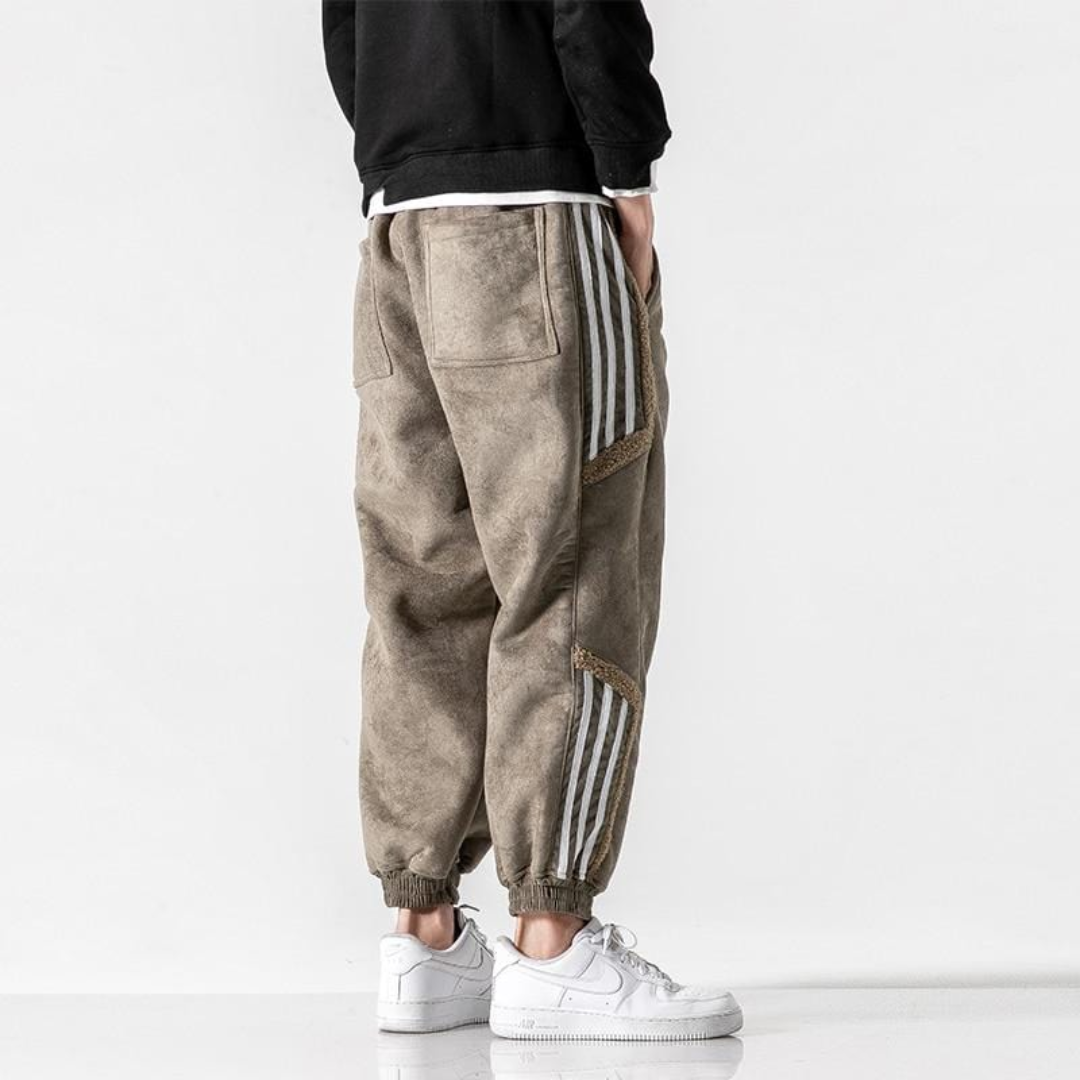 Herren Joggerhose mit Streifen | Bequeme Streetwear-Hose für Freizeit & Sport