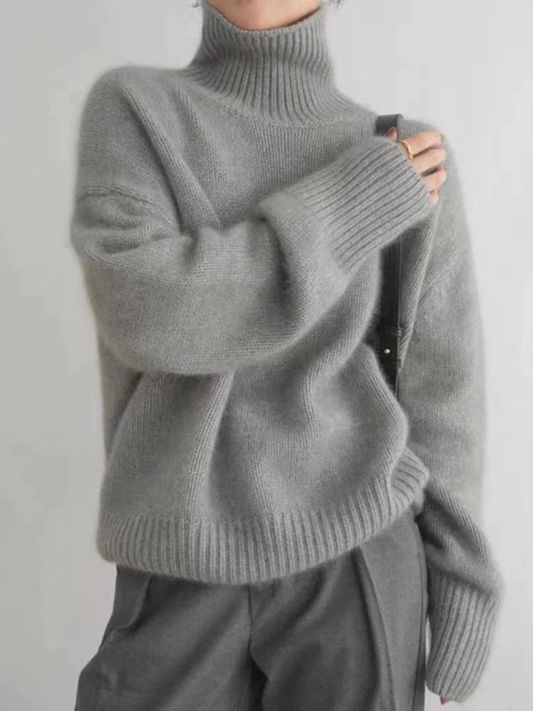 Oversized Rollkragenpullover Unisex | Kuscheliger Komfort & stilvoller Winter-Look