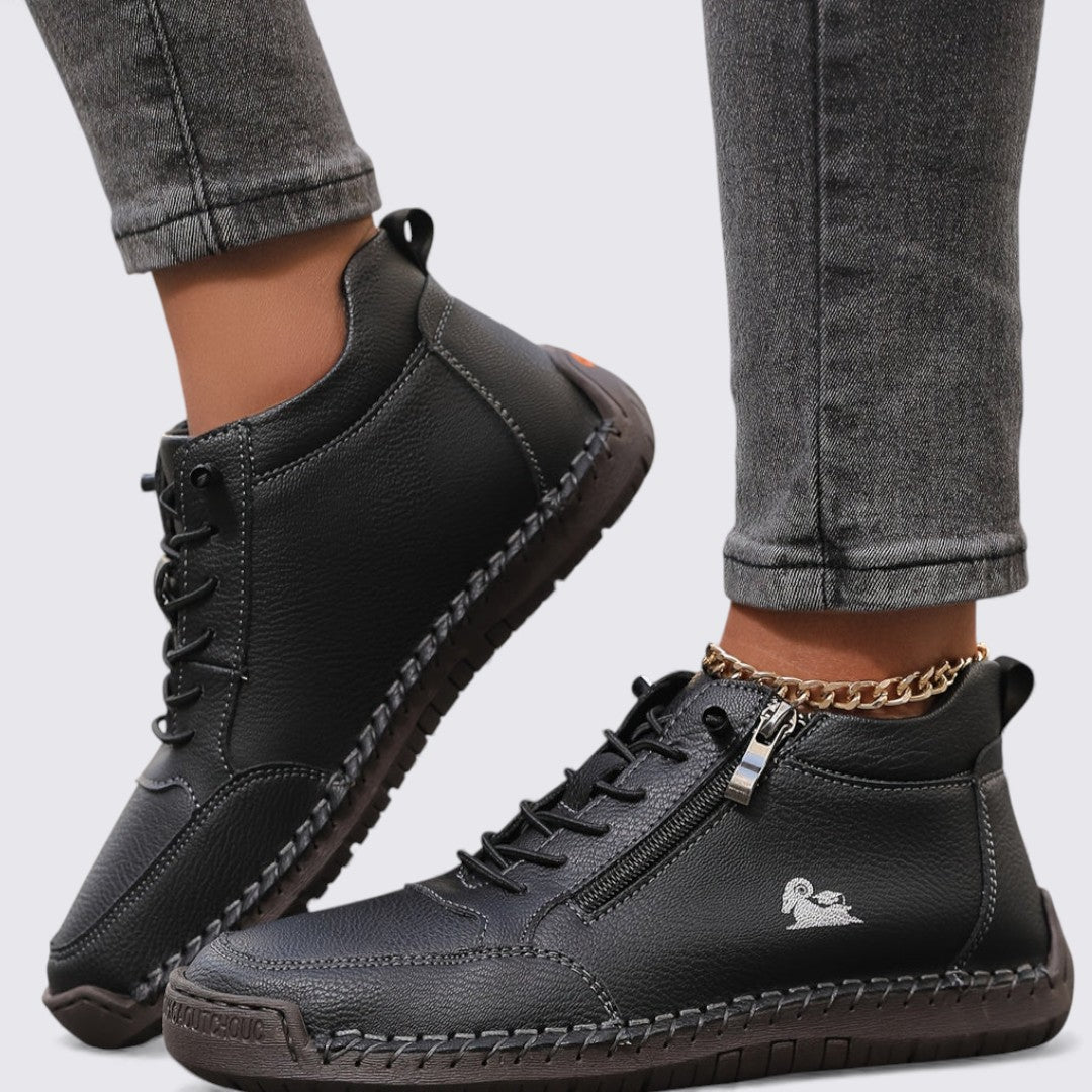 Knöchelhohe Damen Schuhe mit Reißverschluss – Komfortabel, Modern & Alltagstauglich