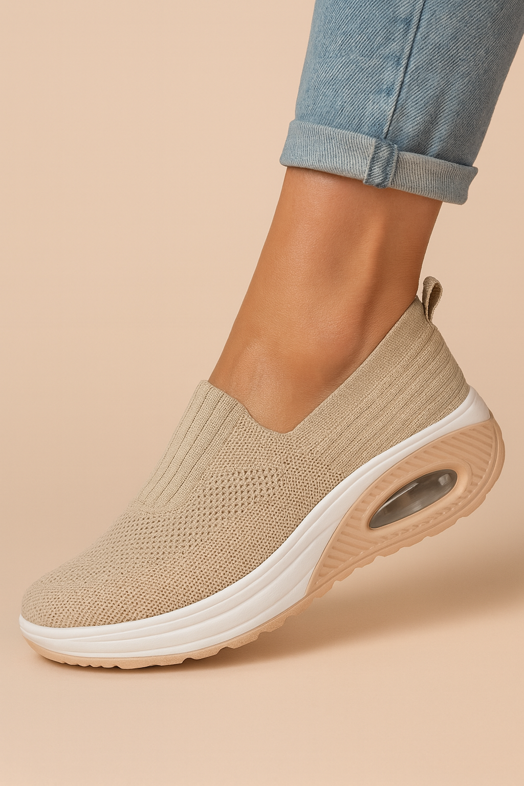 Damen Slip-On Sneaker – Orthopädische Sneaker mit atmungsaktivem Komfort