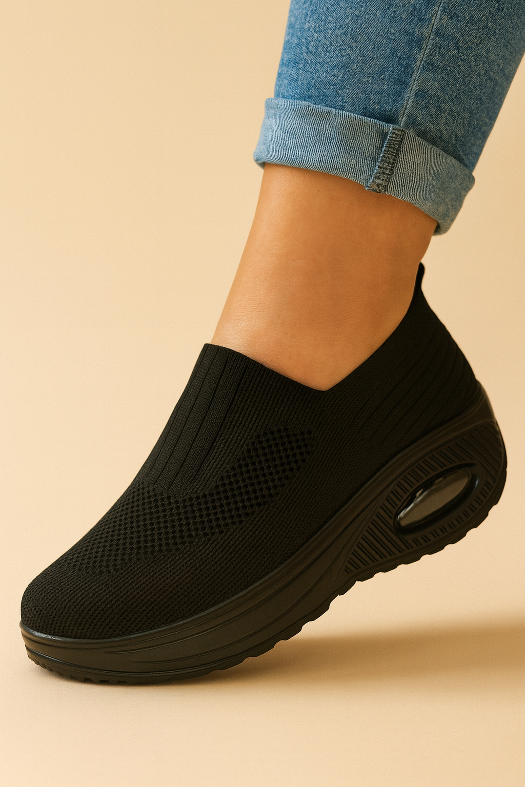 Damen Slip-On Sneaker – Orthopädische Sneaker mit atmungsaktivem Komfort