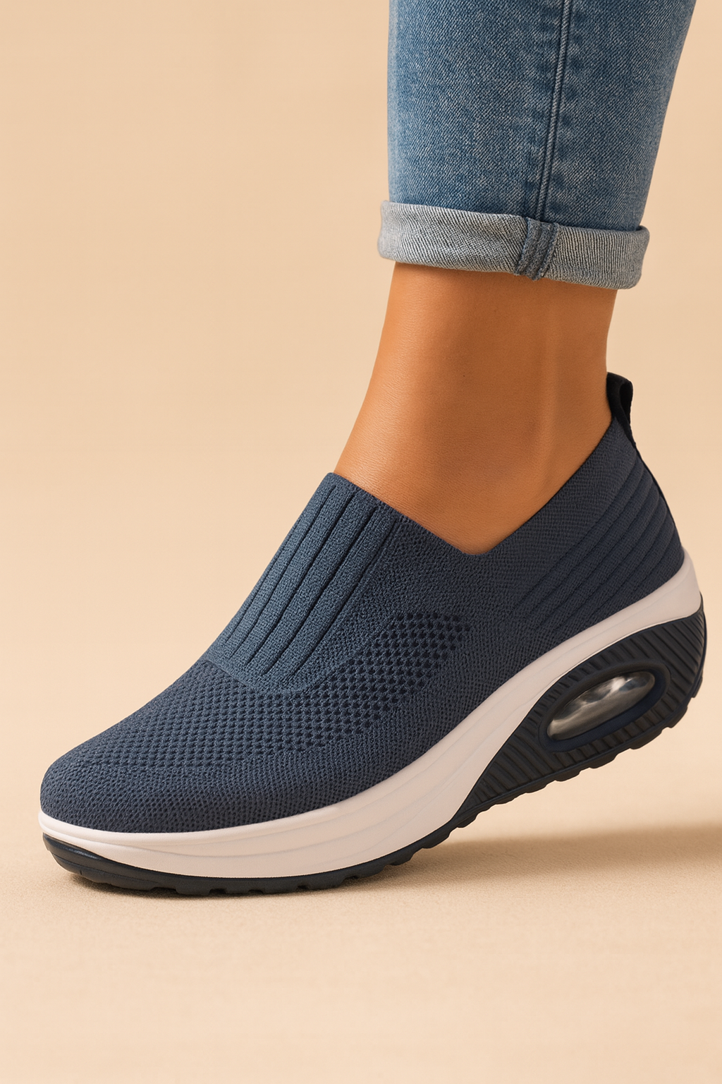 Damen Slip-On Sneaker – Orthopädische Sneaker mit atmungsaktivem Komfort
