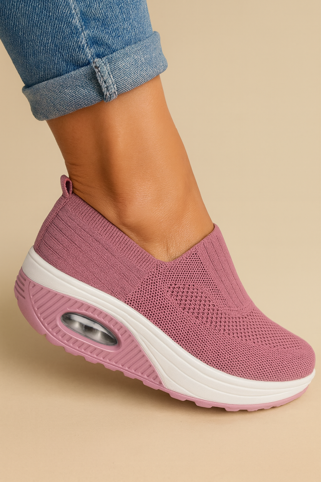 Damen Slip-On Sneaker – Orthopädische Sneaker mit atmungsaktivem Komfort