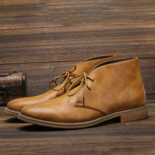 Chukka Herrenstiefel aus Leder | Zeitloses Design & Maximaler Komfort