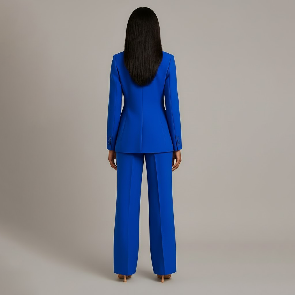 Eleganter Hosenanzug mit tailliertem Blazer – Zeitlos, Kraftvoll & Vielseitig