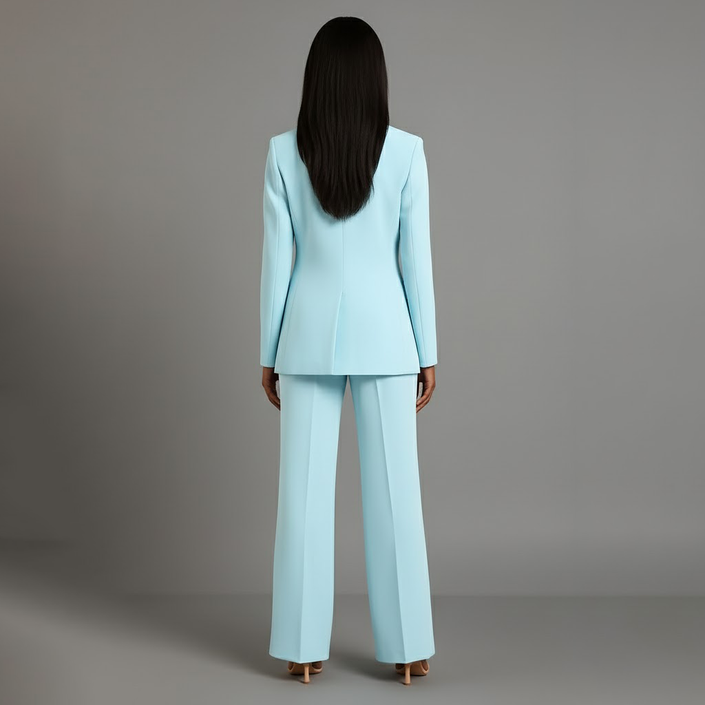 Eleganter Hosenanzug mit tailliertem Blazer – Zeitlos, Kraftvoll & Vielseitig
