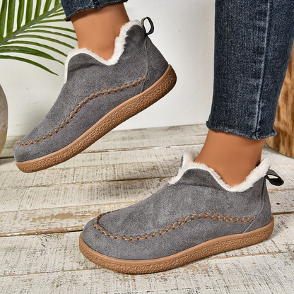 Avaline | Damen Winter-Slipper mit Fleece-Futter und rutschfester Sohle