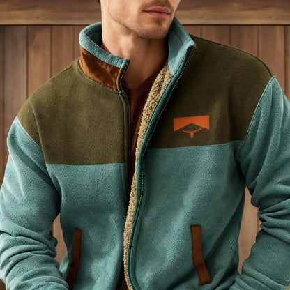 Herren Fleecejacke mit 3D-Print – Leicht, Warm & Stylisch für Alltag und Outdoor