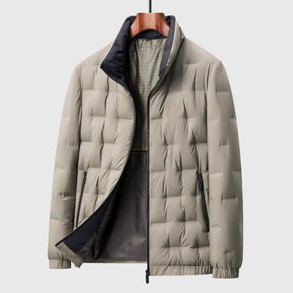 Leichte Gesteppte Herren Steppjacke mit Stehkragen – Winddicht, Warm & Urban
