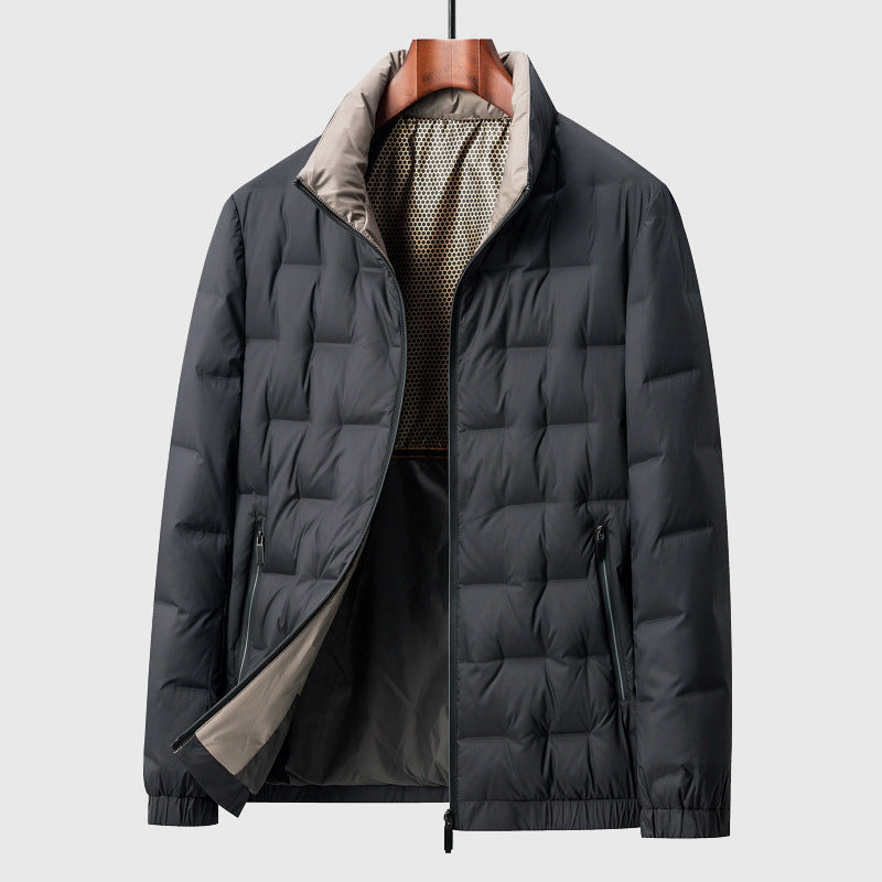 Leichte Gesteppte Herren Steppjacke mit Stehkragen – Winddicht, Warm & Urban