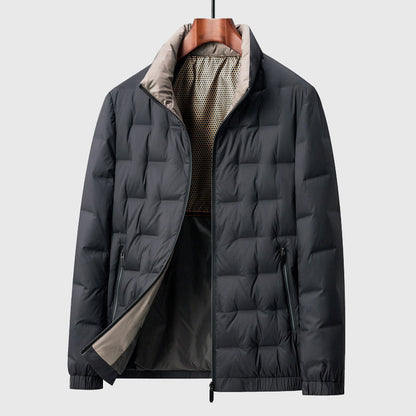 Leichte Gesteppte Herren Steppjacke mit Stehkragen – Winddicht, Warm & Urban