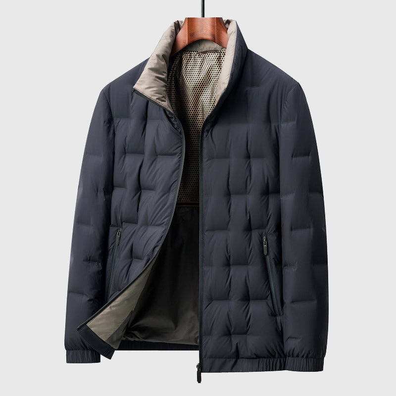 Leichte Gesteppte Herren Steppjacke mit Stehkragen – Winddicht, Warm & Urban