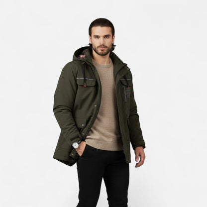 Kieran | Herren Hooded Windbreaker – Leichte Outdoor Jacke mit Kapuze