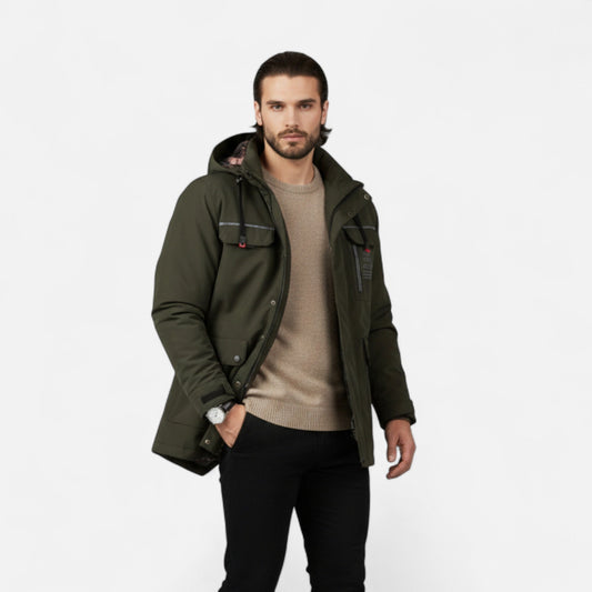 Kieran | Herren Hooded Windbreaker – Leichte Outdoor Jacke mit Kapuze