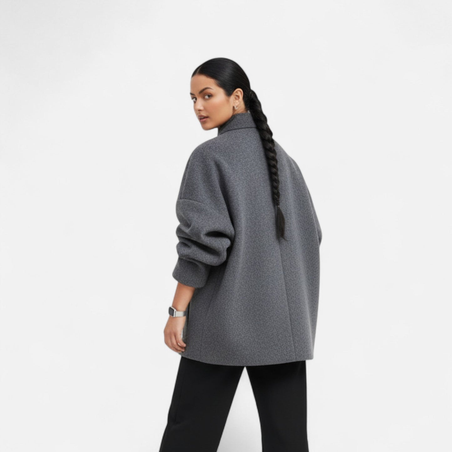 Elegante Damen Kurzjacke mit Modernem Stehkragen – Stylisch, Zeitlos & Vielseitig Kombinierbar