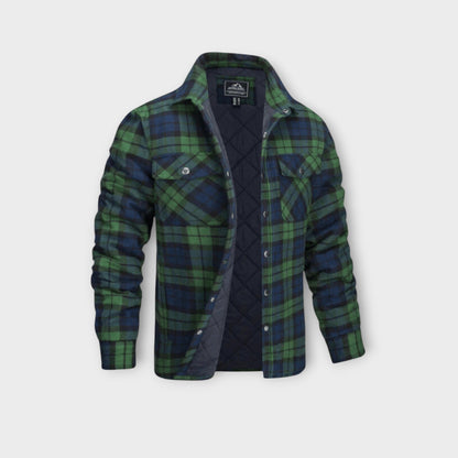 Gepolsterte Herren Winter Flanelljacke | Leicht, Warm & Alltagstauglich