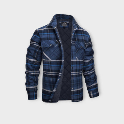 Gepolsterte Herren Winter Flanelljacke | Leicht, Warm & Alltagstauglich