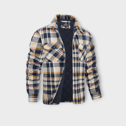 Gepolsterte Herren Winter Flanelljacke | Leicht, Warm & Alltagstauglich