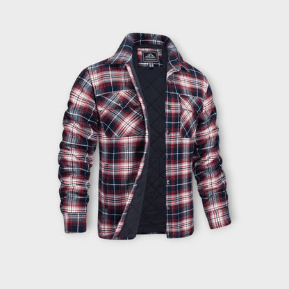 Gepolsterte Herren Winter Flanelljacke | Leicht, Warm & Alltagstauglich