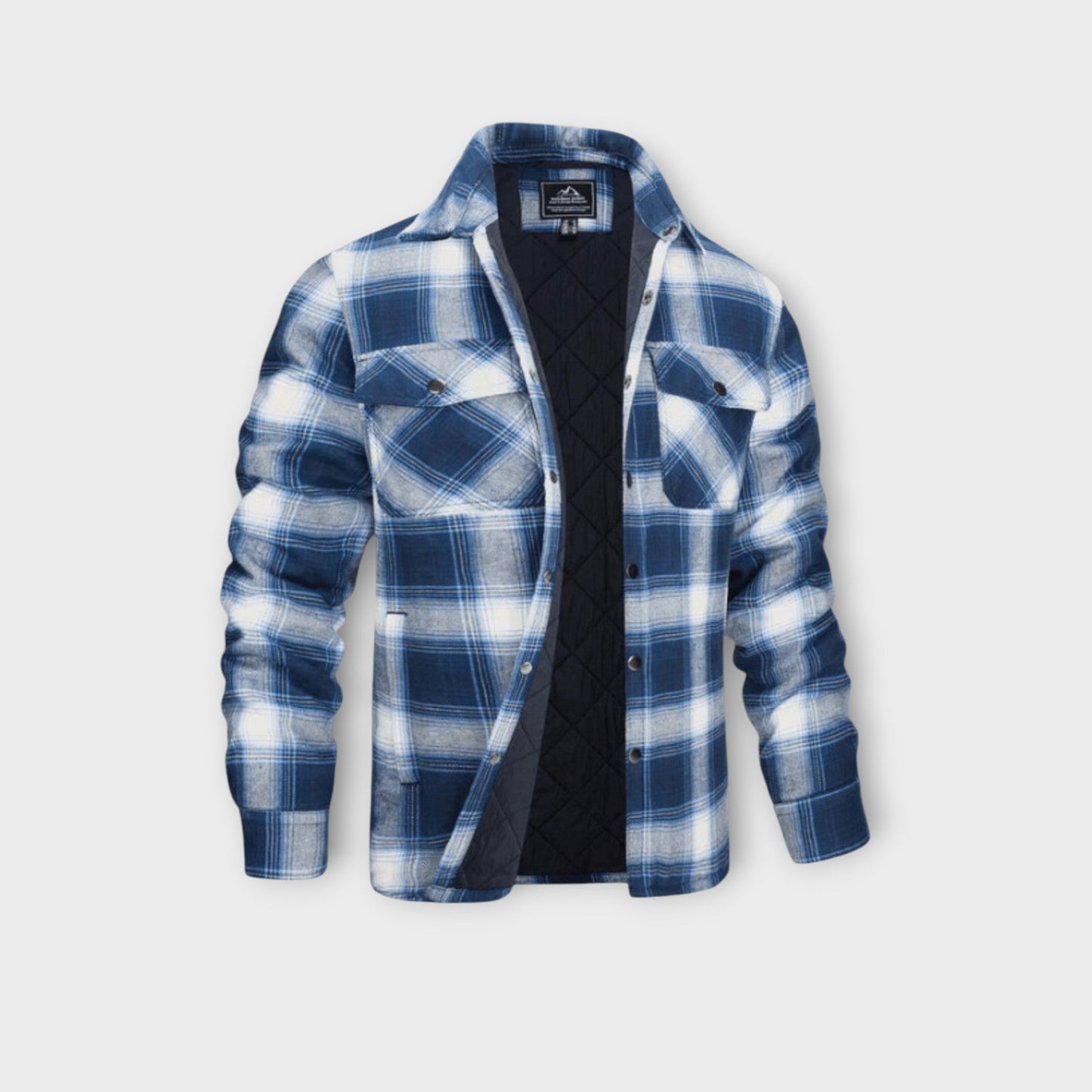 Gepolsterte Herren Winter Flanelljacke | Leicht, Warm & Alltagstauglich