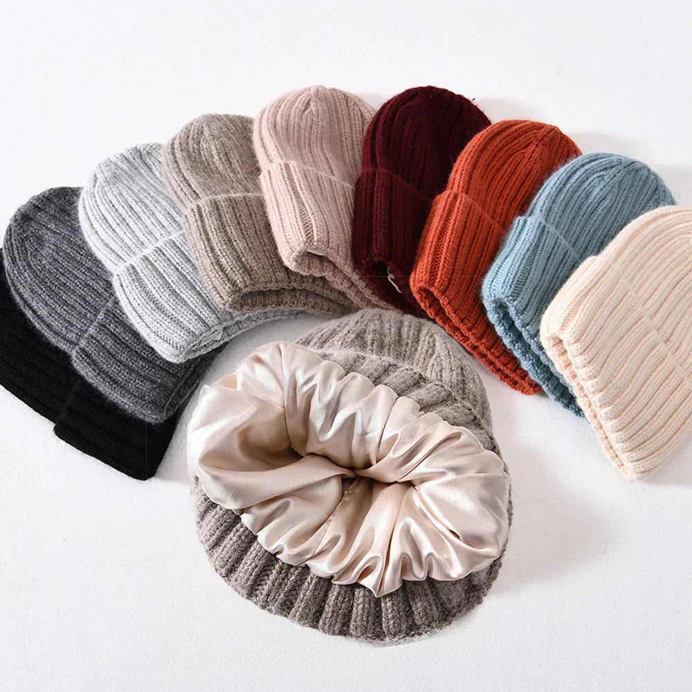 Gerippte Strickmütze Unisex | Stylisch warm durch Herbst & Winter