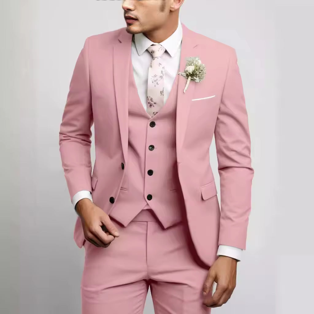 Herren Dreiteiliger Anzug Weste | Eleganz & Moderne für Business und Events