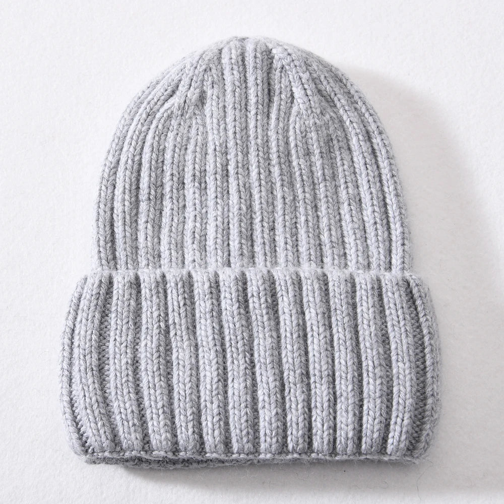 Gerippte Strickmütze Unisex | Stylisch warm durch Herbst & Winter
