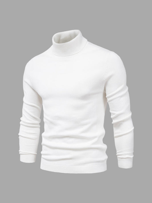 Trevor | Herren Rollkragenpullover aus Baumwolle – Eleganter Strickpullover für Alltag & Freizeit