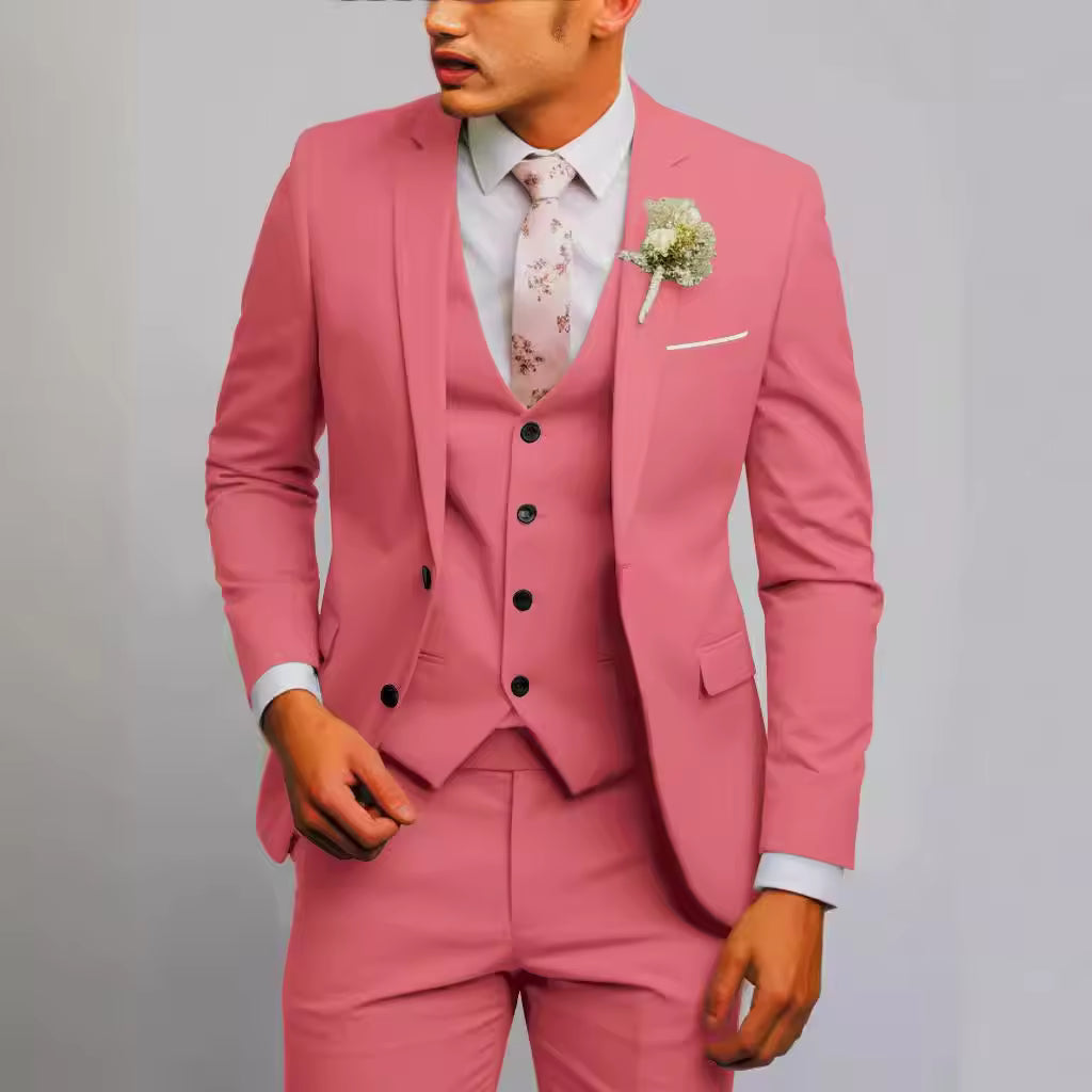 Herren Dreiteiliger Anzug Weste | Eleganz & Moderne für Business und Events