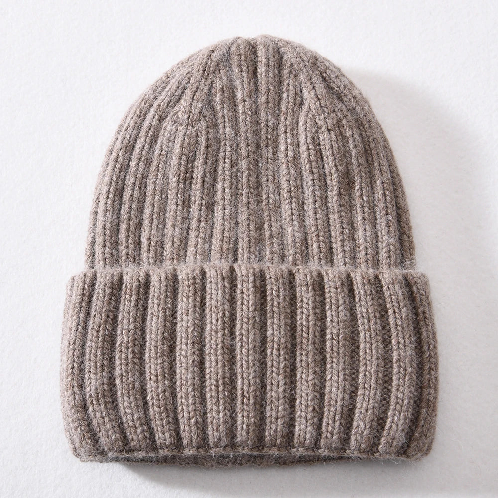 Gerippte Strickmütze Unisex | Stylisch warm durch Herbst & Winter